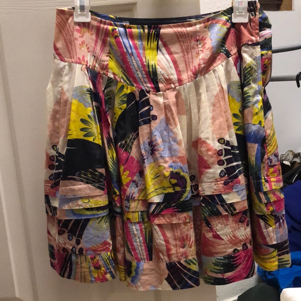 Anthropologie A-line knee-length skirt